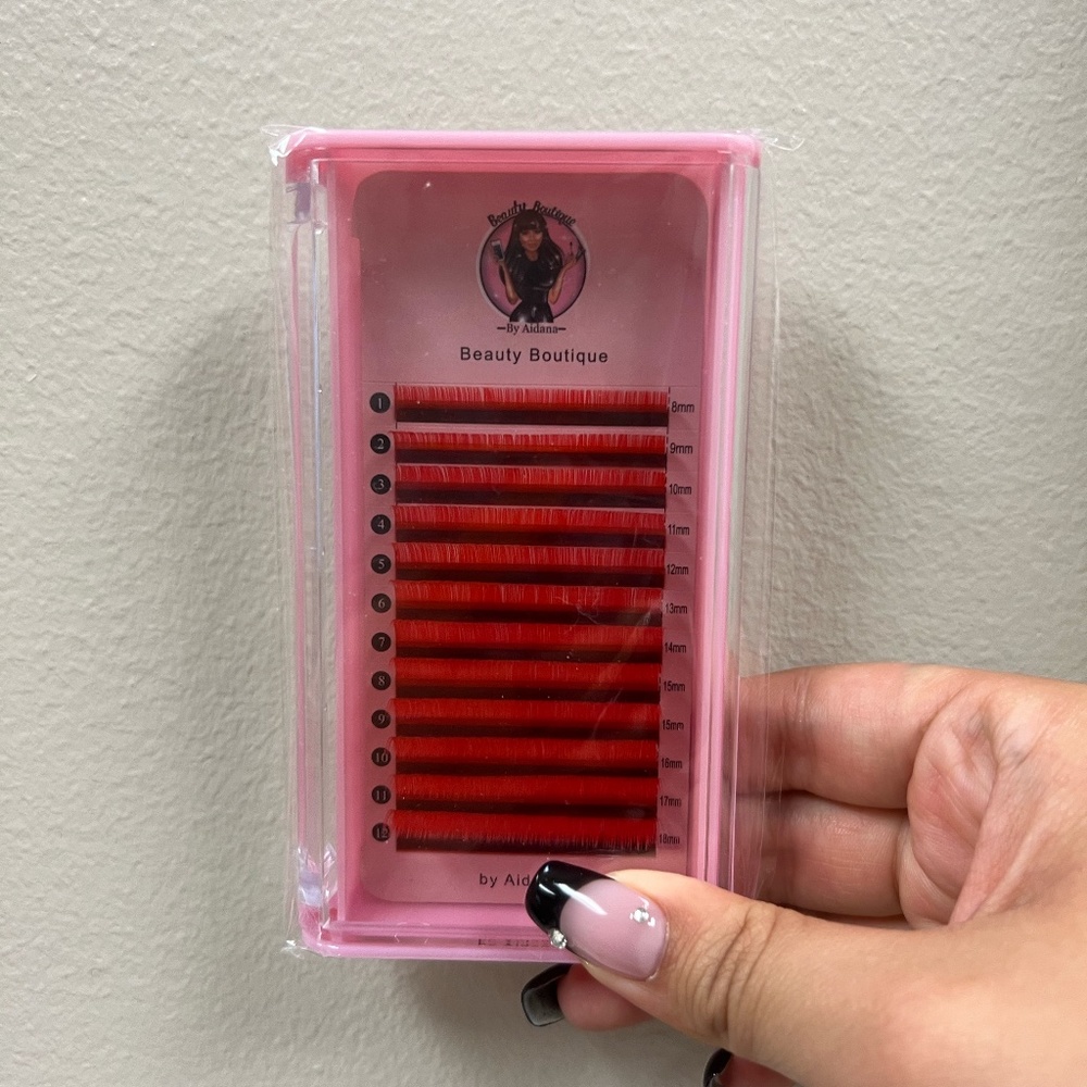 Beauty by Aidana Red .07 C curl Mix lashes